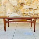 Vintage Teak and Glass Coffee Table by G Plan, Circa 1960s