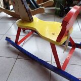 Wooden 60s rocking horse
