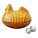 Vintage ceramic chicken terrine