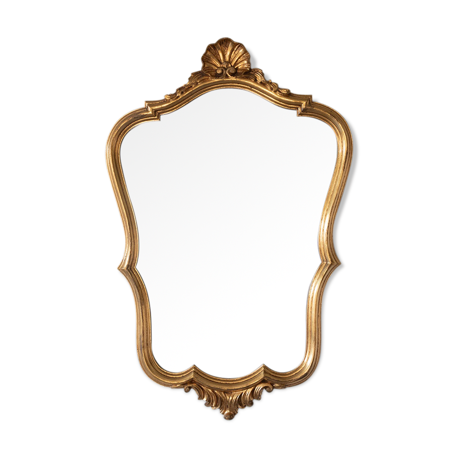 Golden mirror 53x33cm