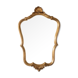 Golden mirror 53x33cm