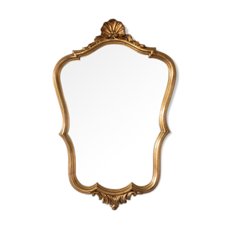 Golden mirror 53x33cm