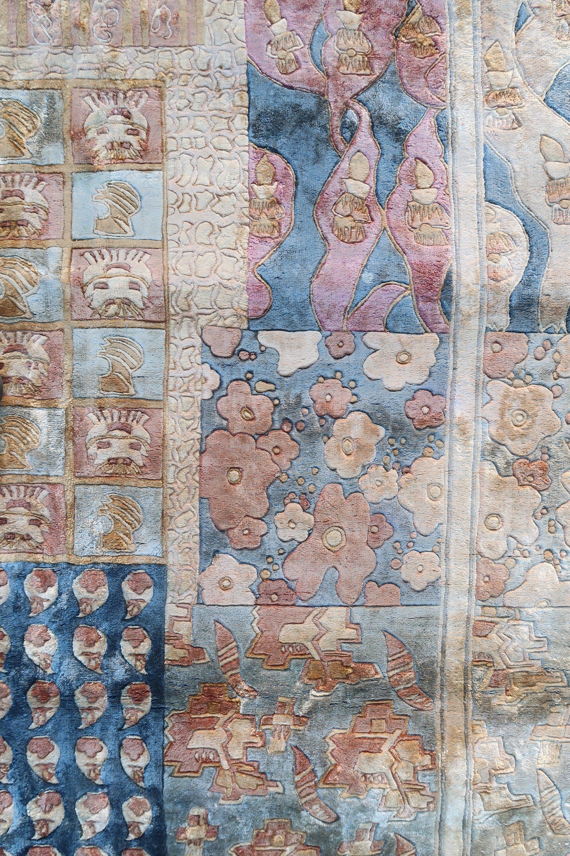 Chinese silk rug 1980