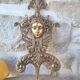 Antique brass coat hook