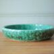 Ceramic dish Elchinger and sons, large round green dish, vintage catch-all, table art, interior decoration