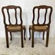 Paire de chaises paillées 1900