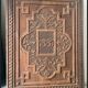 Antique  1881 Carved on solid wood Panel  Relief