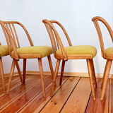 Set of chairs designed by A. Suman, Czechoslovakia, the 60s