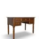 Italian pine wood centre writing desk from the 1960s, a reproduction o