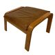 Vintage ikea poang tan cuir cantilever repose-pieds ottoman design