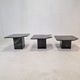 Set of 3 Italian Marble Coffee or Side Tables, 1970s