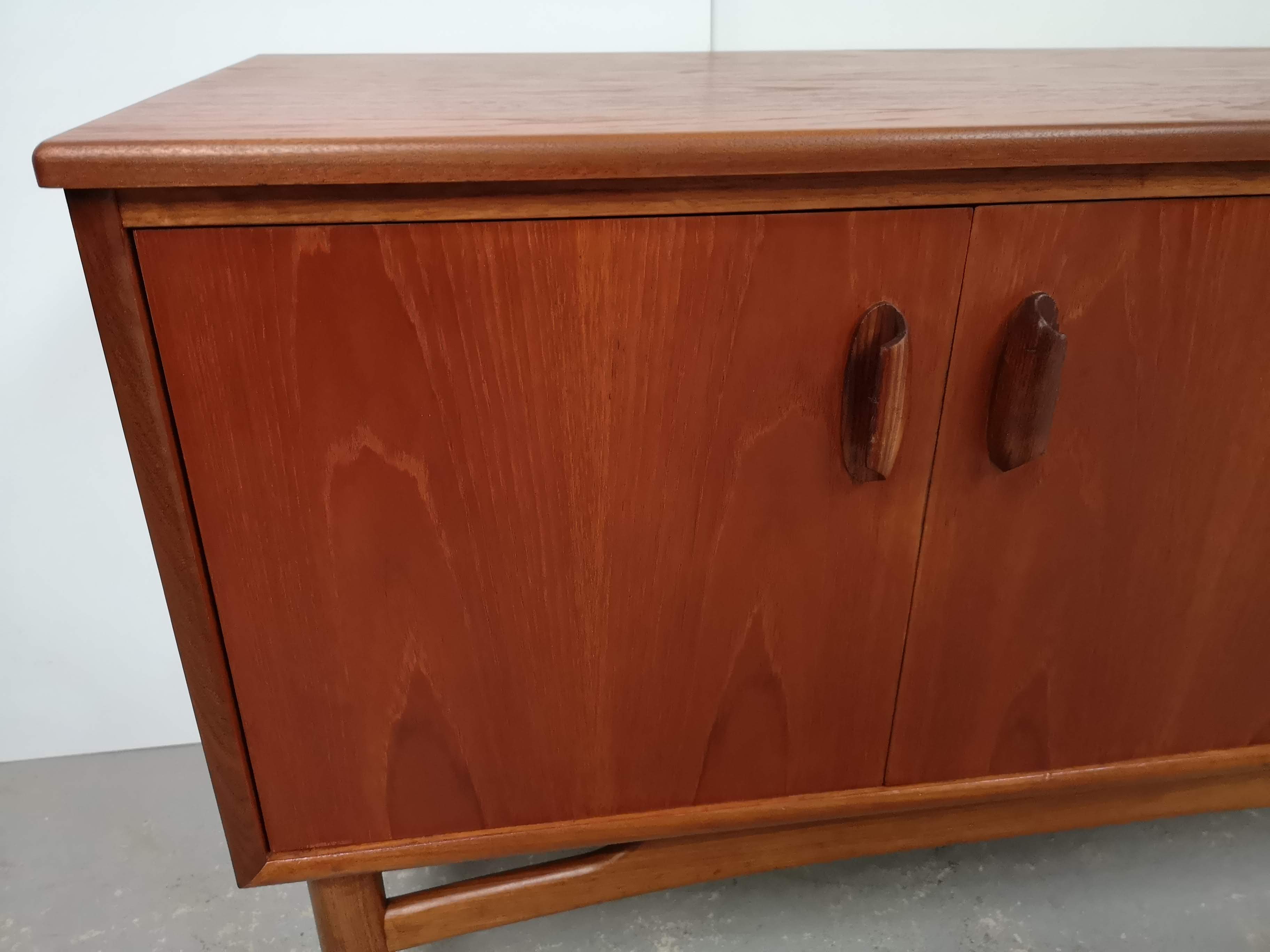 Vintage blond teak sideboard
