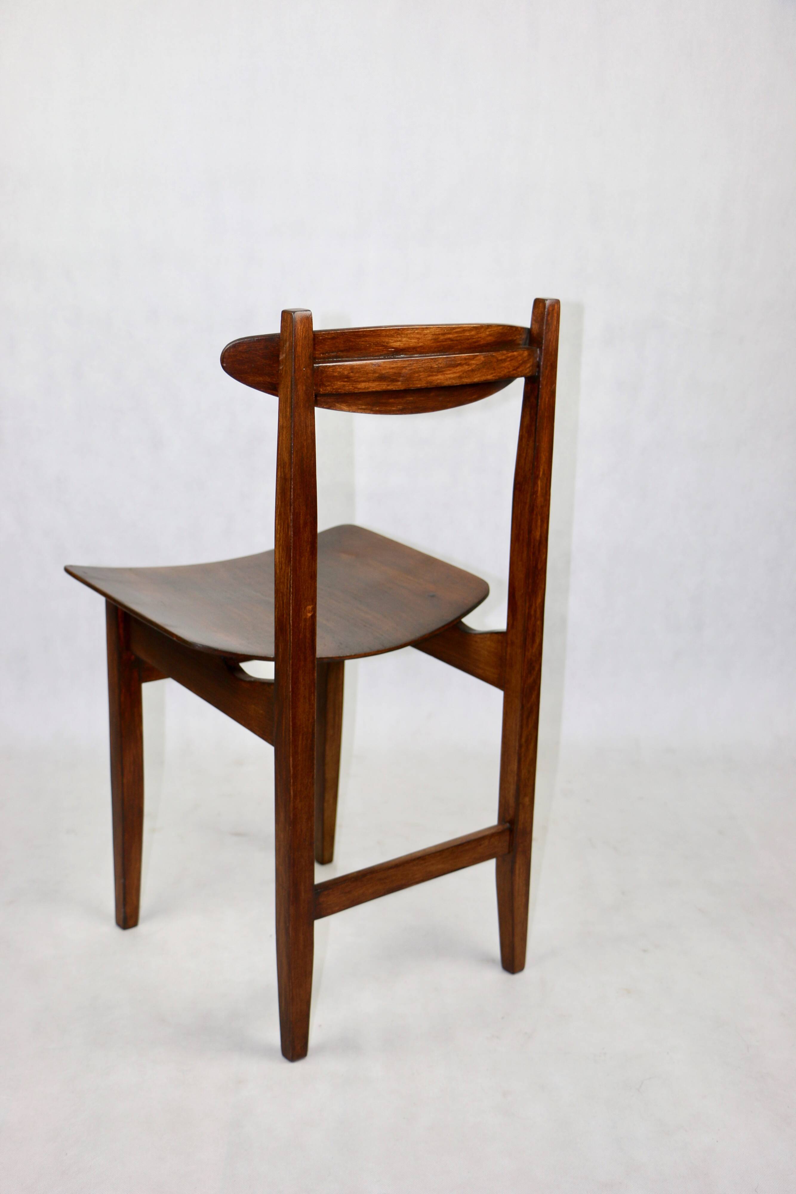 Vintage Polish Dining Chair design M.Chomentowska 1960s