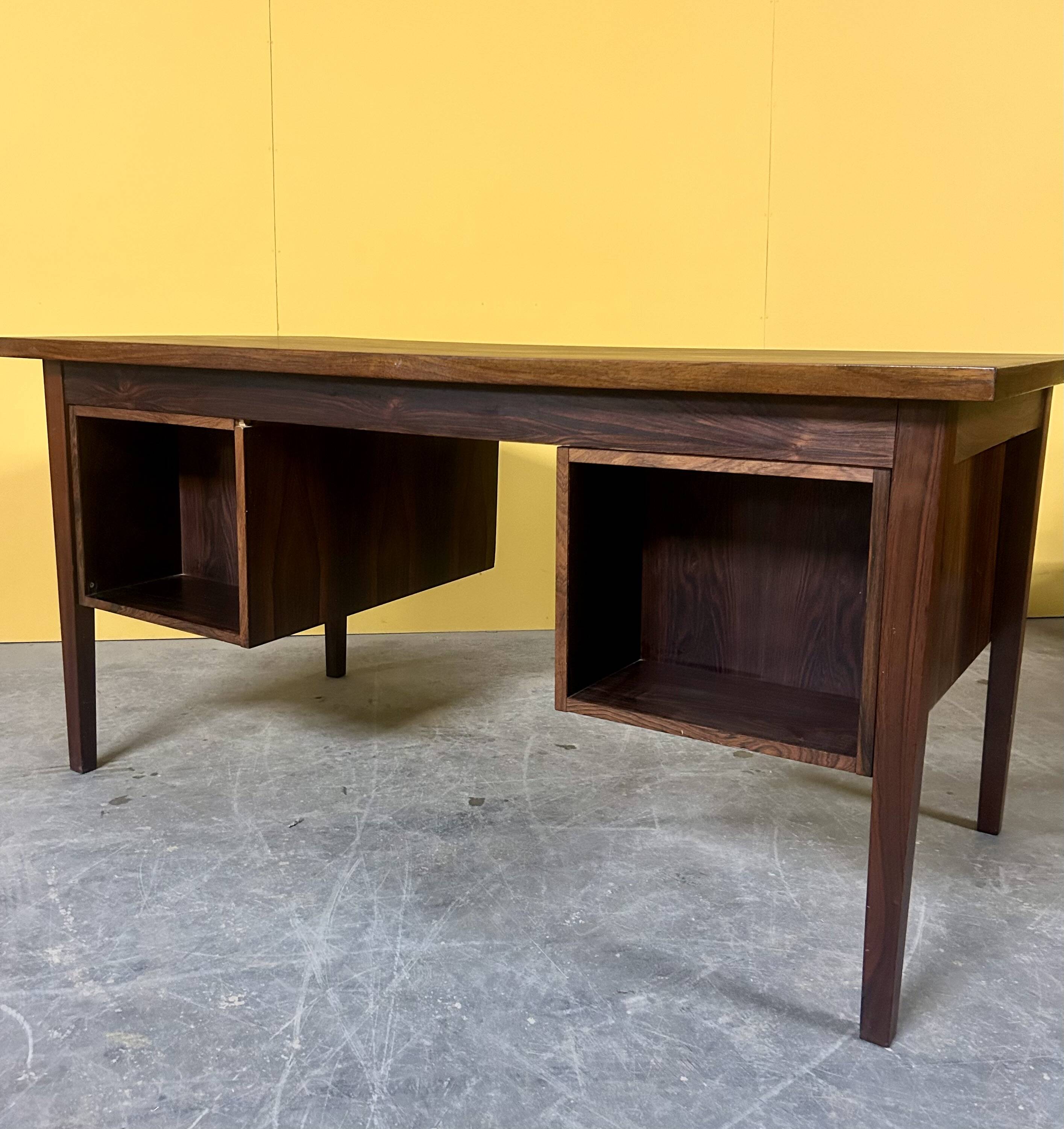 Danish mid - century rosewood desk 1960s