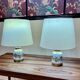 Paire de lampes céramique "design scandinave 1950".
