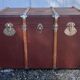 Antique travel trunk