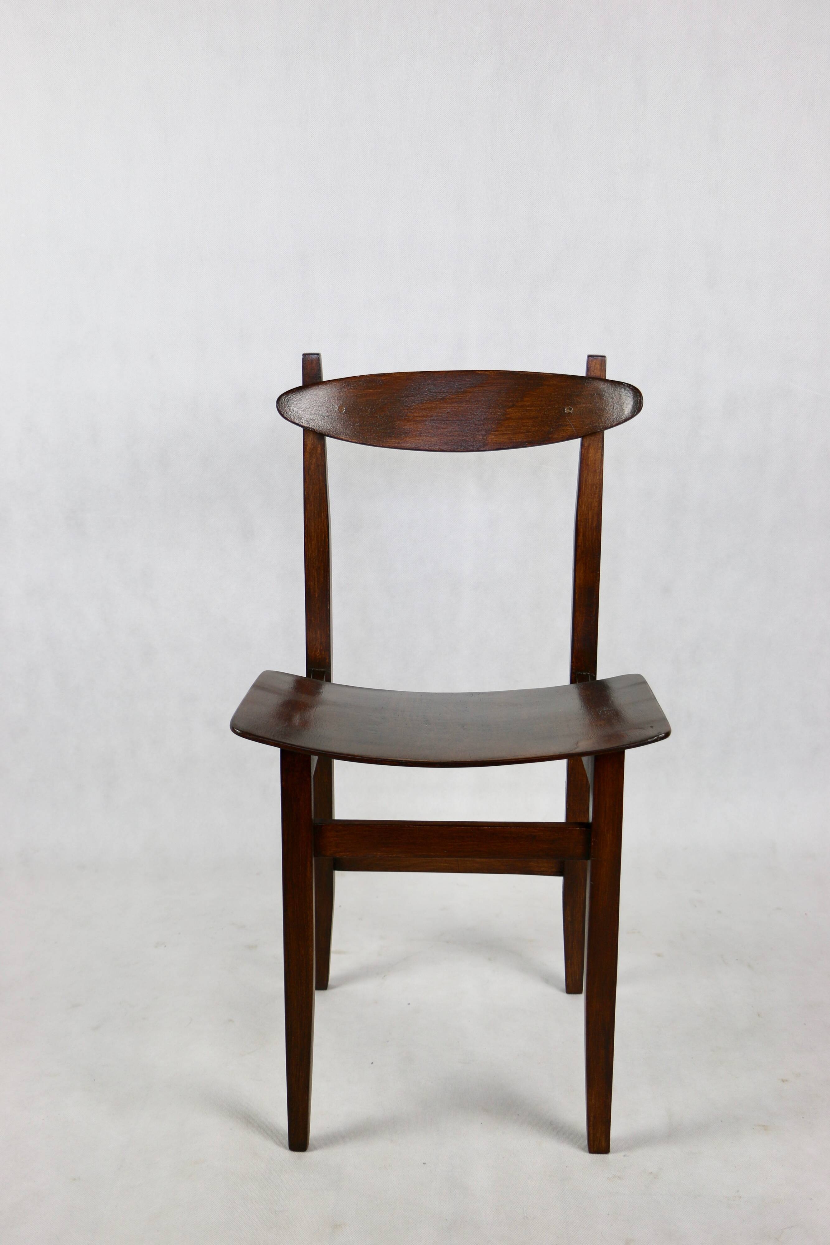 Vintage Polish Dining Chair design M.Chomentowska 1960s