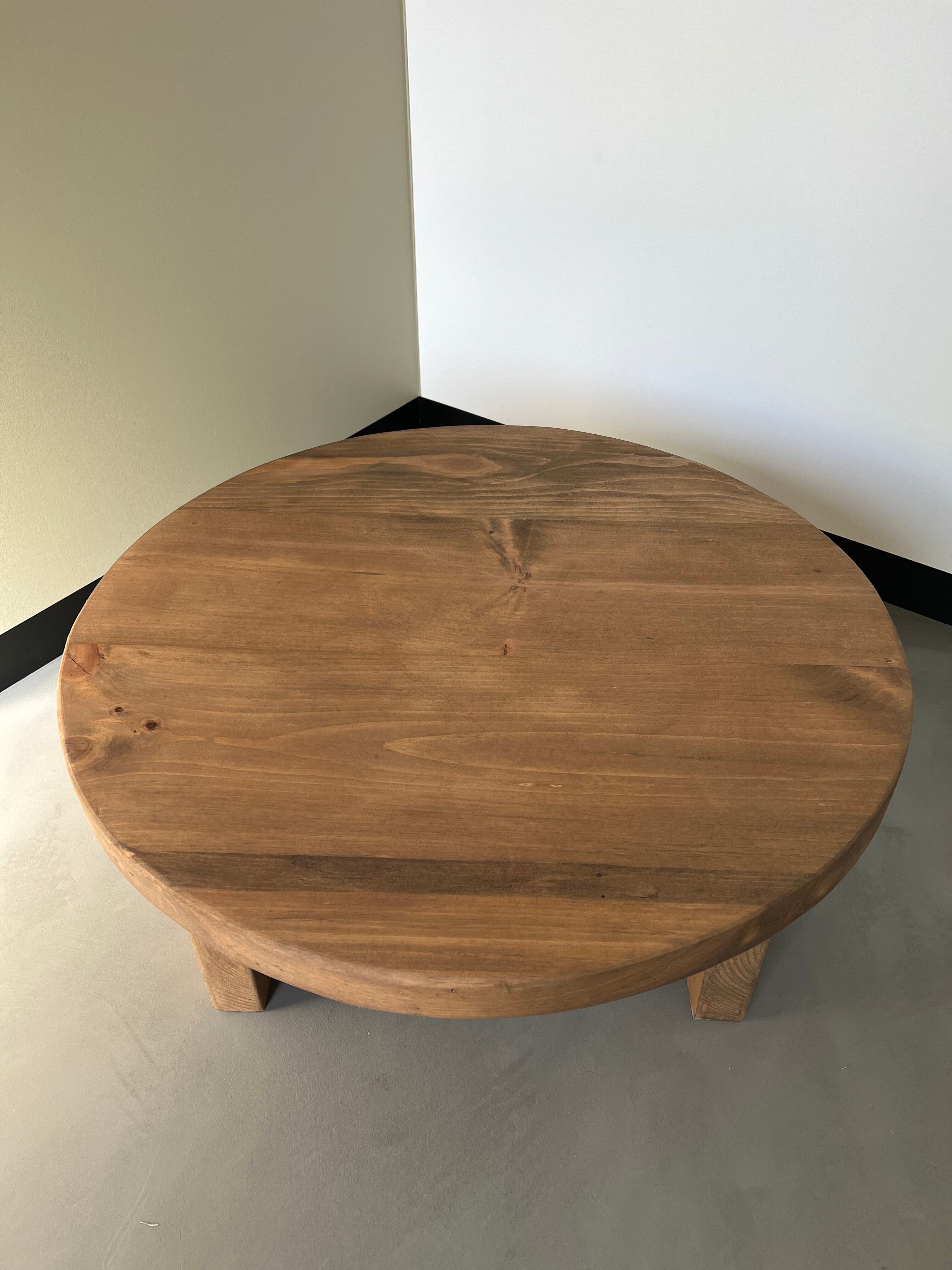 Pine coffee table, 50s