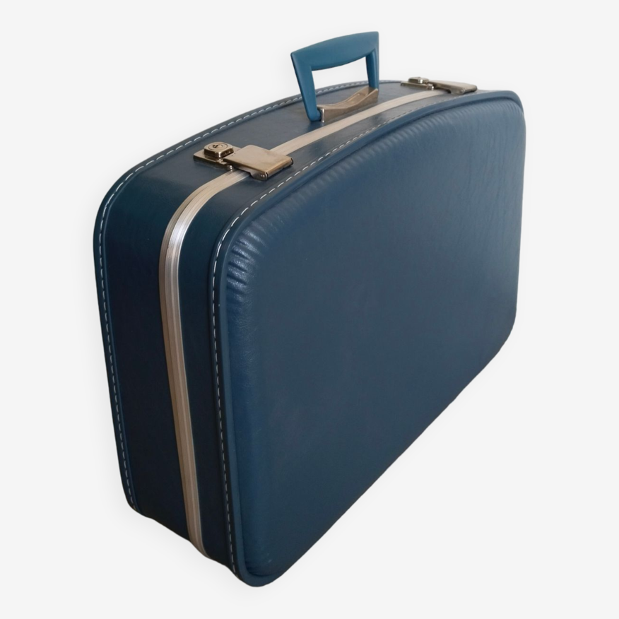 Air France vintage blue “hostess” suitcase, 52 cm | Selency