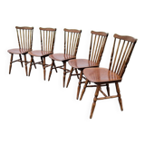 Set of 5 Baumann bistro chairs model Tacoma.