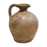 Old glazed terracotta jar