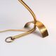 Brass wall lamp with perforated metal shade, 1950s, Sweden