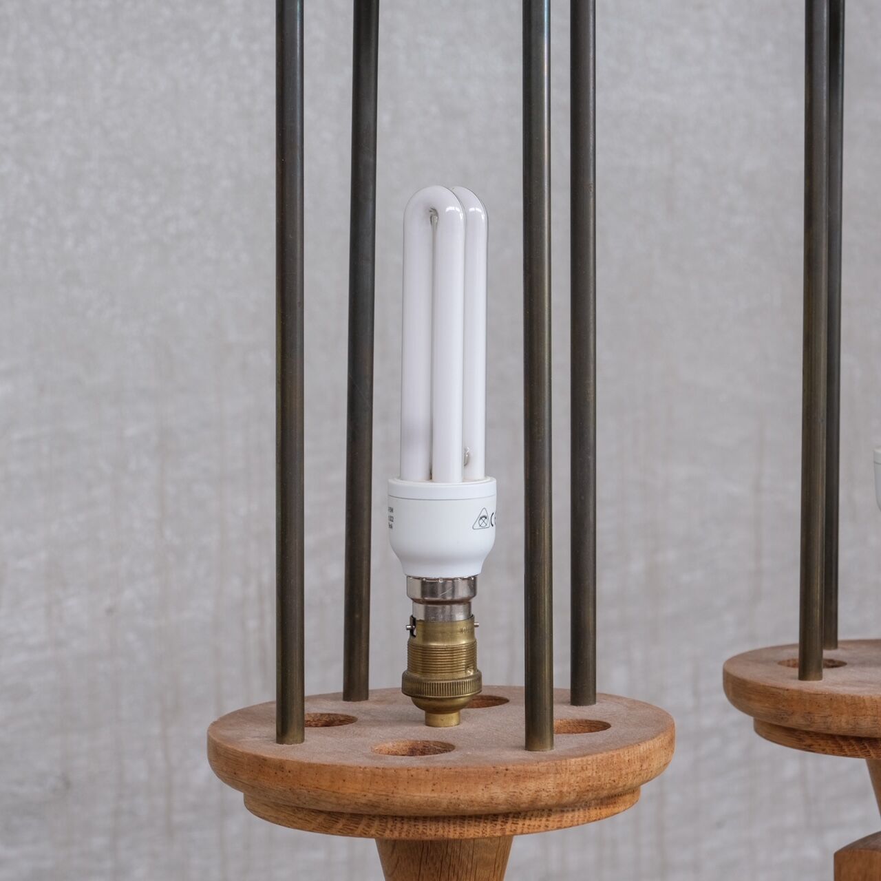 Pair of Guillerme et Chambron table lamps