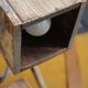 Lampe en bois