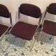 Série de 4 chaises chromées 1970