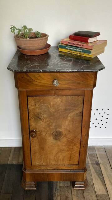 Antique Marble Bedside Table