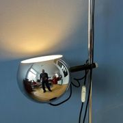 Chrome ball floor lamp Herda Mid-Century 1970s