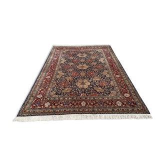 Tapis persan, ispahan en laine et soie