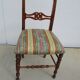 Series of 6 chairs, cherry, 19th