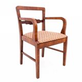 Pair of Art Deco armchairs from the 1940s, Poland.