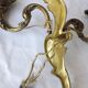 Paire d'appliques bronze