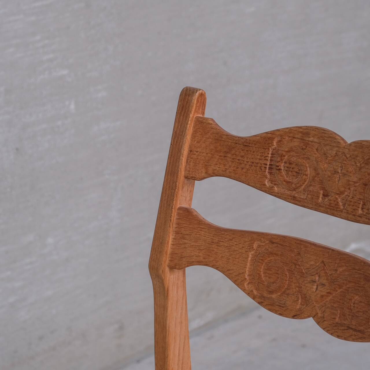 Set of 8 Oak Mid-Century Danish Dining Chairs attr. to Henning Kjaernulf