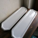 Porcelain wall shelves