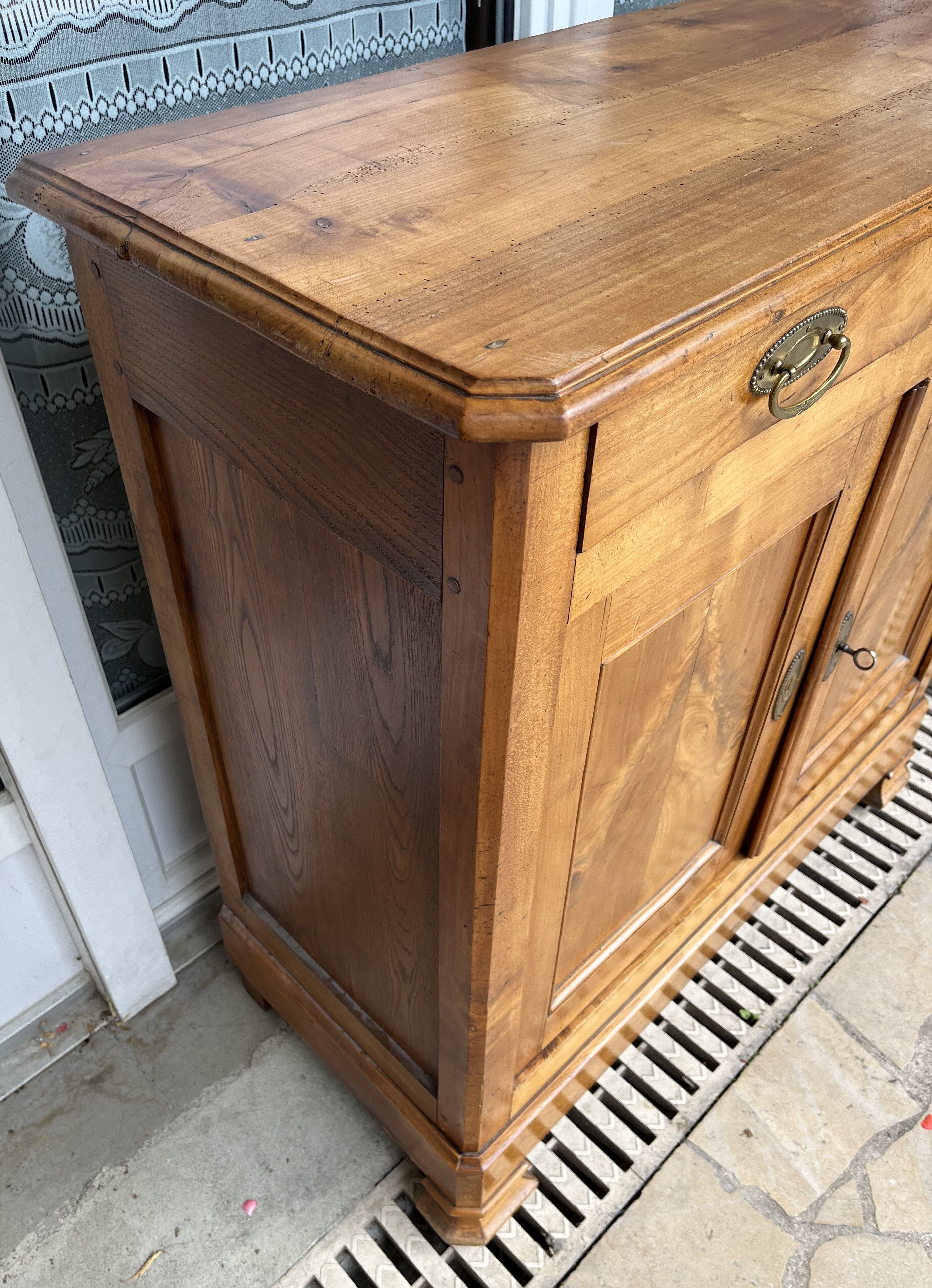 Antique sideboard two doors and two drawers