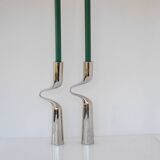 Sculptural Candleholders, 'Tango/Double' Modern Danish design by Mikaela Dörfel