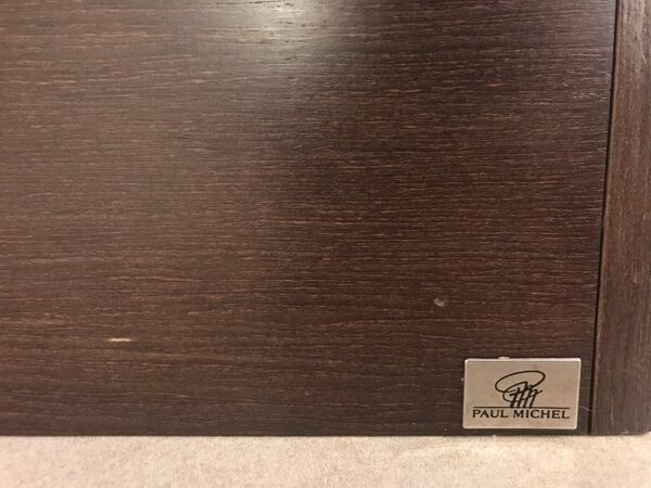 Table basse designer paul michel bois noyer