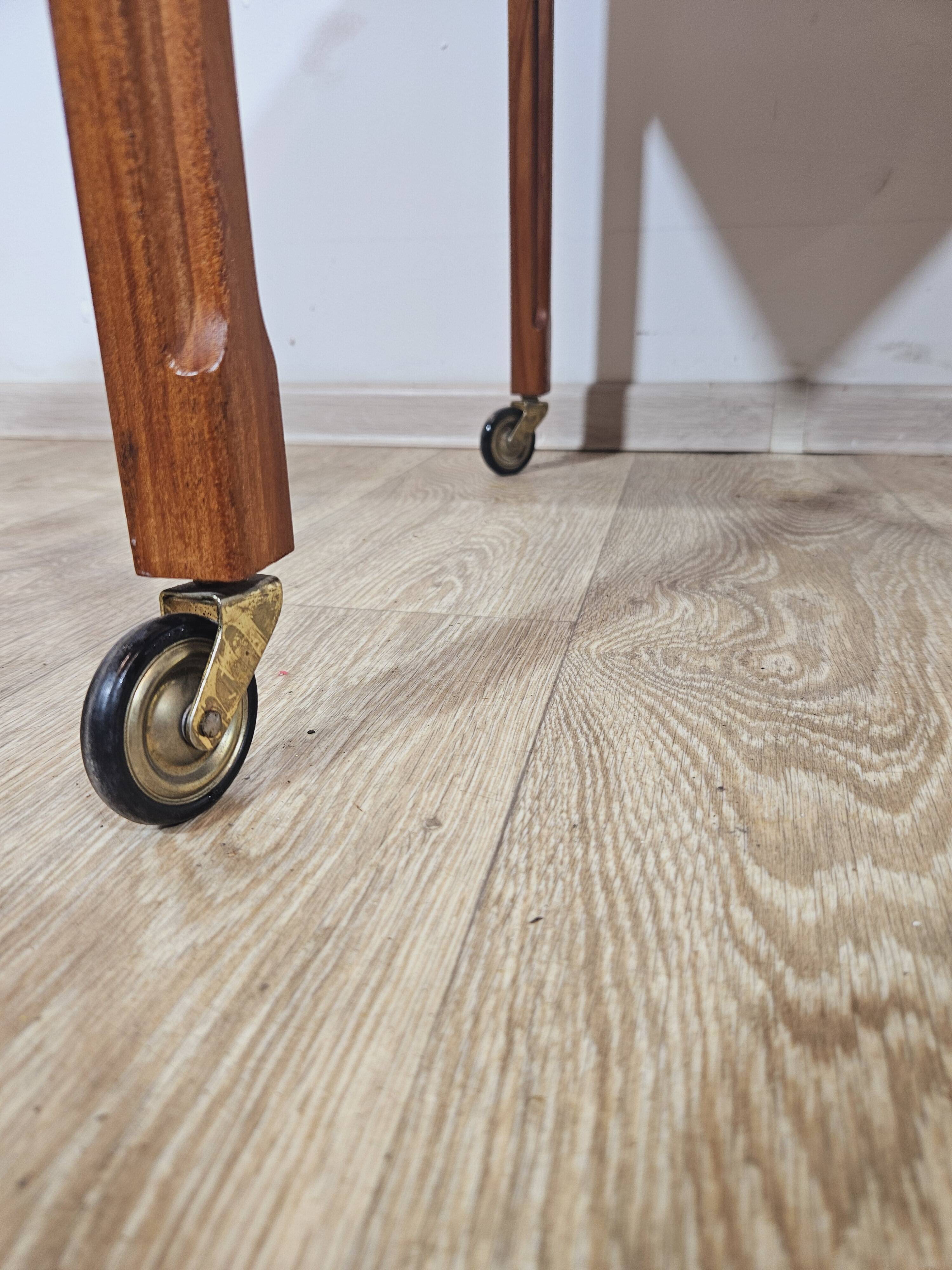 Sewing,Teak, Mid-Century Modern table, Denmark, 1950s/60s.