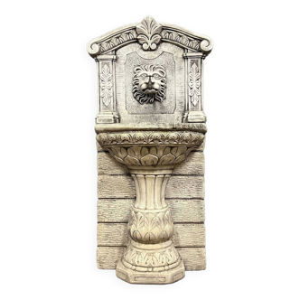 Greek-style fountain in reconstituted stone, mid-20th century