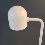 Vintage articulated desk lamp in white lacquer