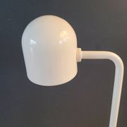 Lampe de bureau vintage articulée laquée blanc