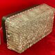 Aplique plafonnier en verre holophane industriel loft années 50 60 vintage 1950
