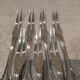 7 silver-plated metal snail forks by Christofle Vendôme