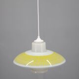 1970s Glass Pendant Light, Czechoslovakia
