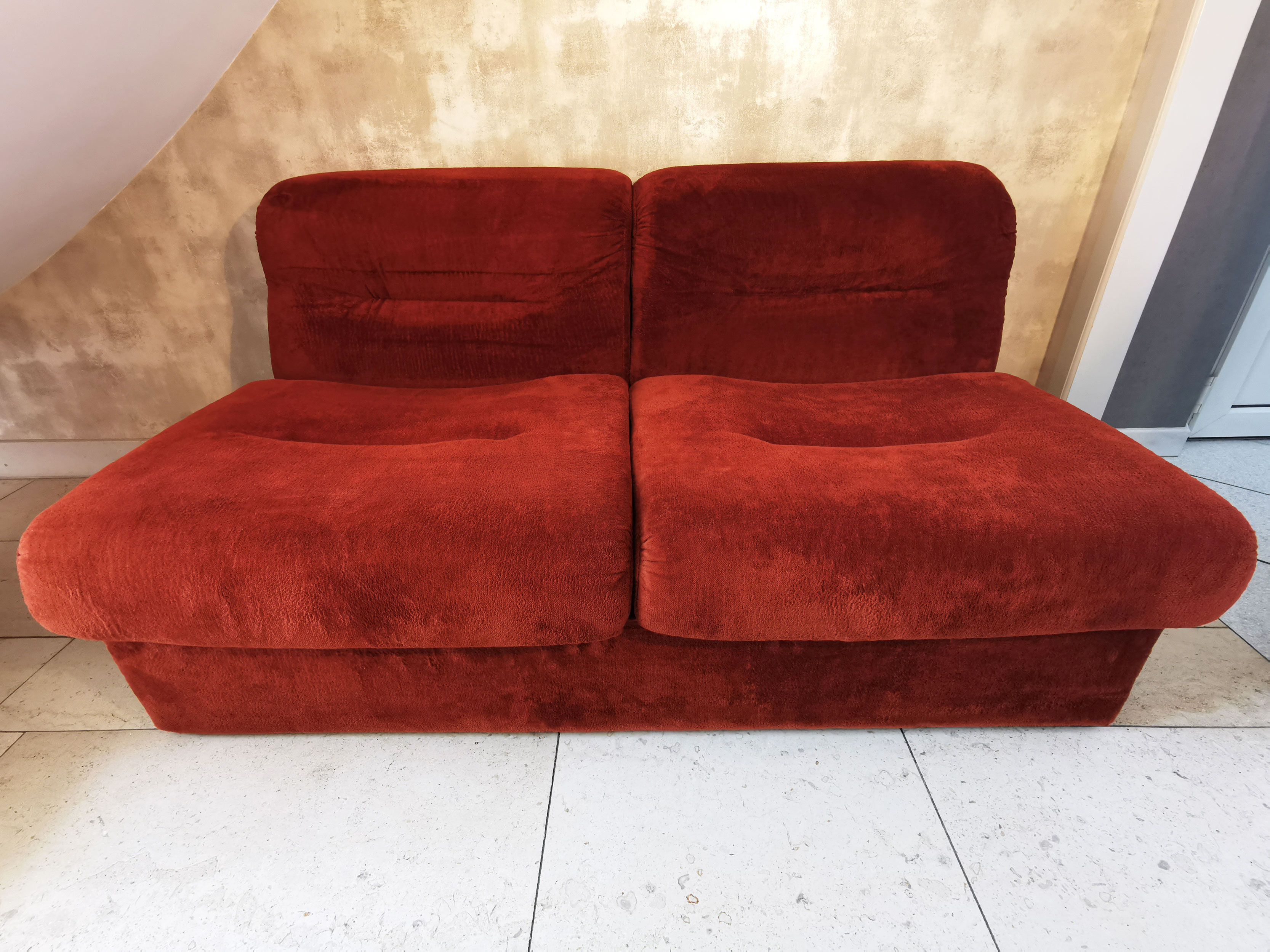Double convertible heater sofa 1970