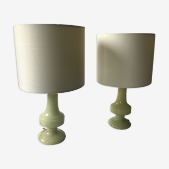 Pair of marble lamp