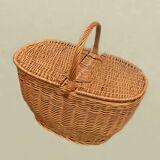 Vintage Wicker Picnic Basket